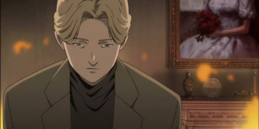 Johan Liebert tampak tenang dan tanpa emosi saat api membakar di sekelilingnya di Monster.