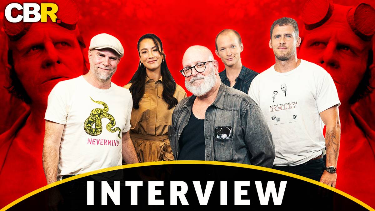 Mike Mignola and the Cast and Crew of 'Hellboy: The Crooked Man ...