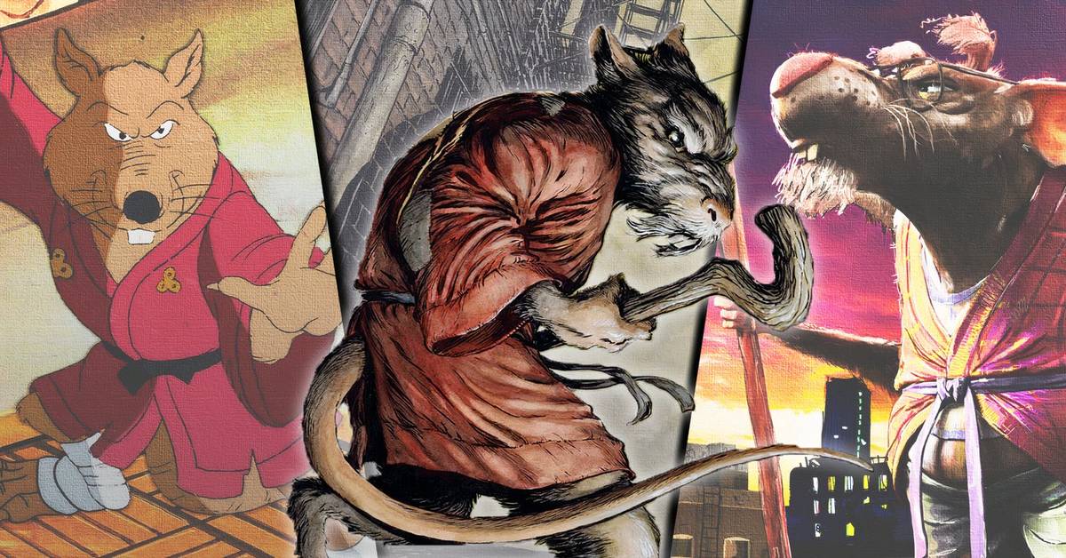Master Splinter New Tmnt 2024 Master Splinter JoyToy JT00652 1/18 TMNT Splinter