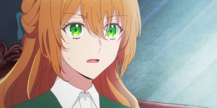 Raeliana nervously speaks to someone screen in why Raeliana ended up at the Duke's mansion.