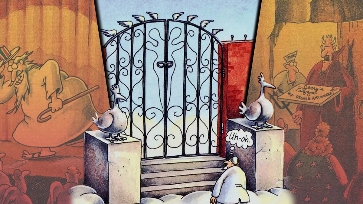 Die 10 lustigsten „The Far Side“-Comics über das Jenseits