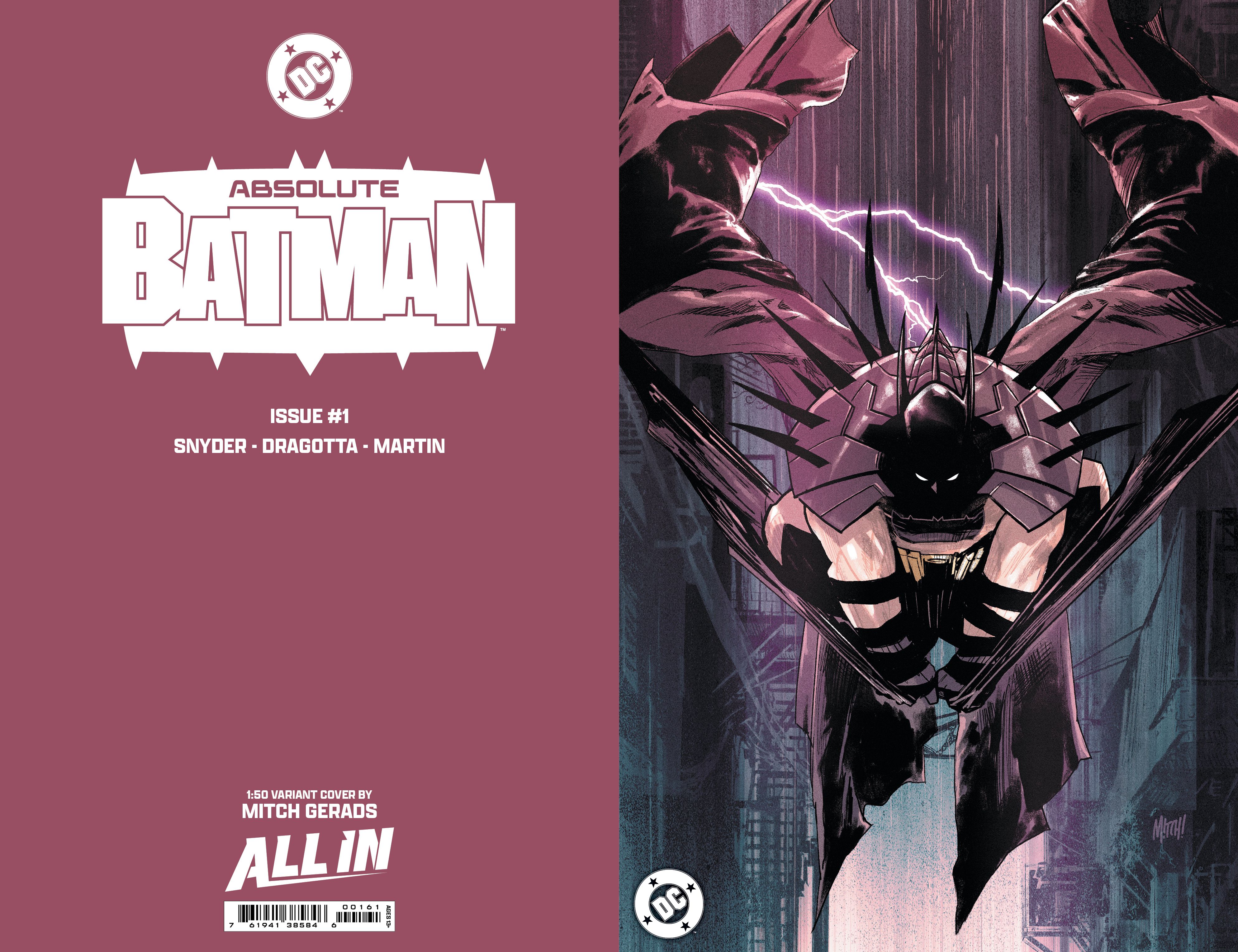 Scott Snyder & Nick Dragotta Discuss DC All-In and Absolute Batman