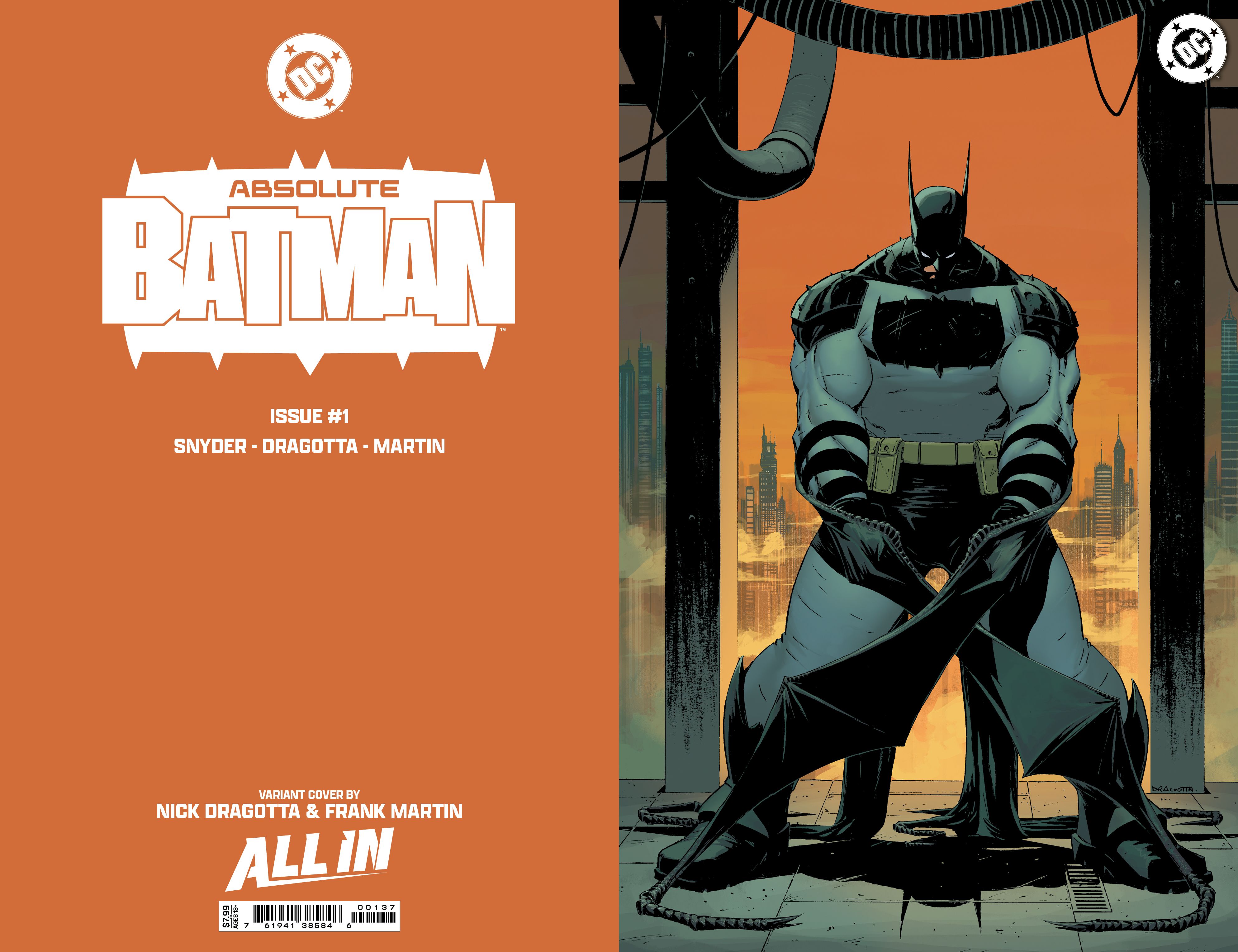 Scott Snyder & Nick Dragotta Discuss DC All-In and Absolute Batman