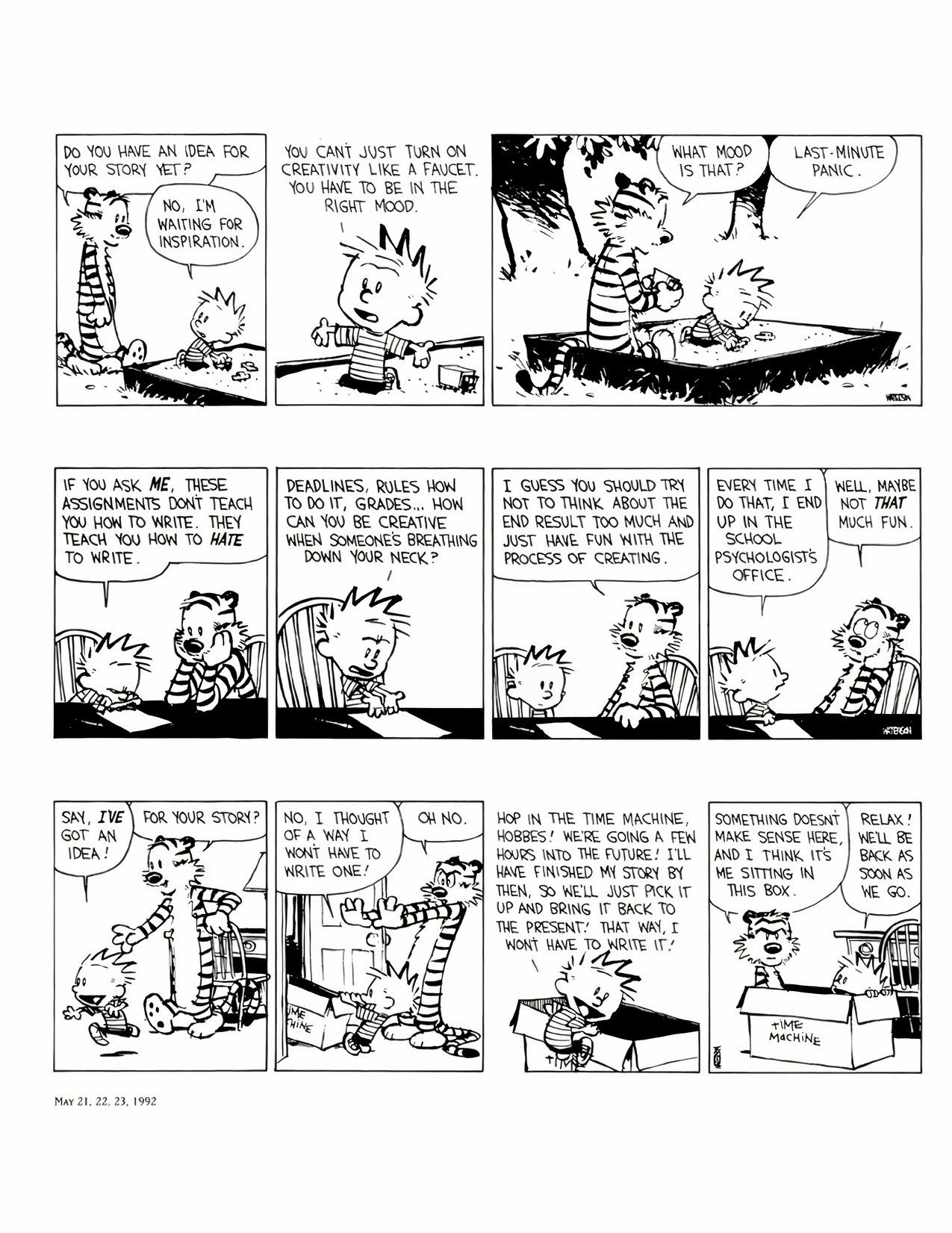 Los 10 arcos argumentales más divertidos de Calvin y Hobbes, clasificados