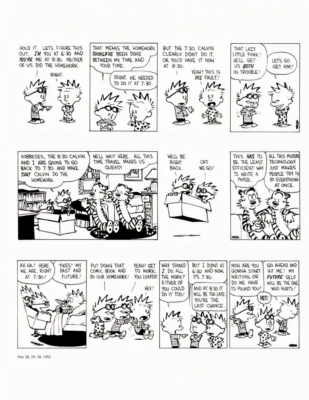 Los 10 arcos argumentales más divertidos de Calvin y Hobbes, clasificados