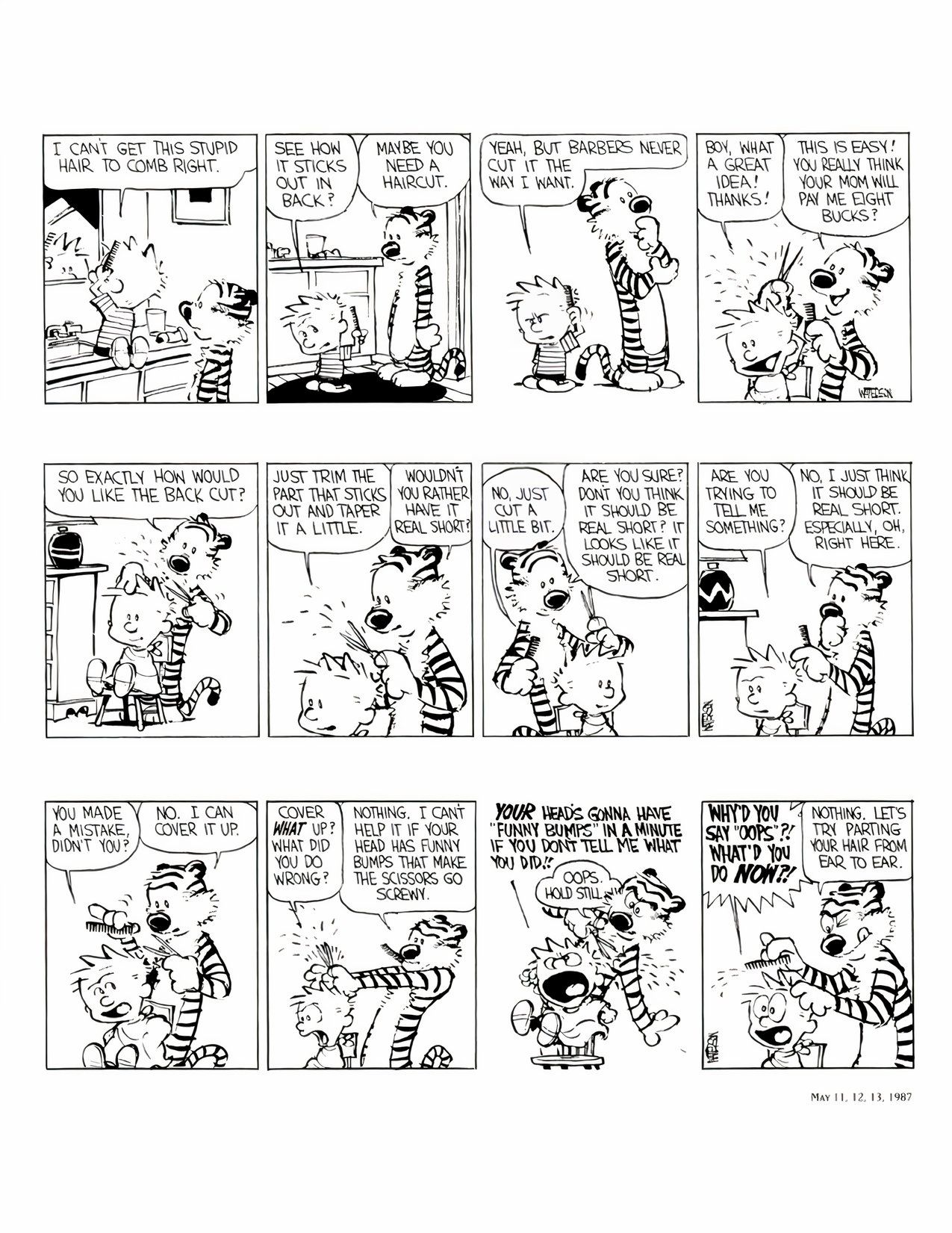 Los 10 arcos argumentales más divertidos de Calvin y Hobbes, clasificados