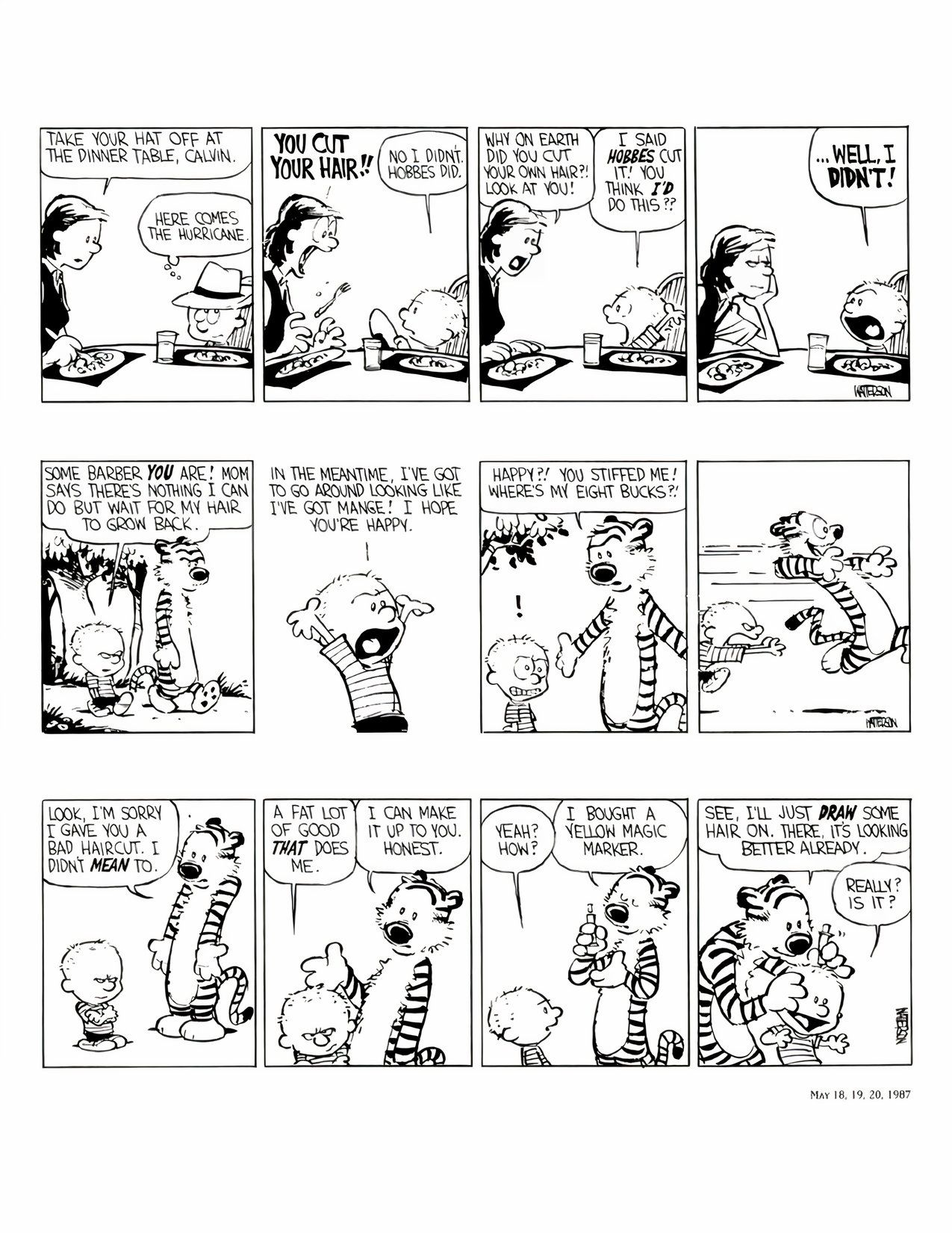 Los 10 arcos argumentales más divertidos de Calvin y Hobbes, clasificados