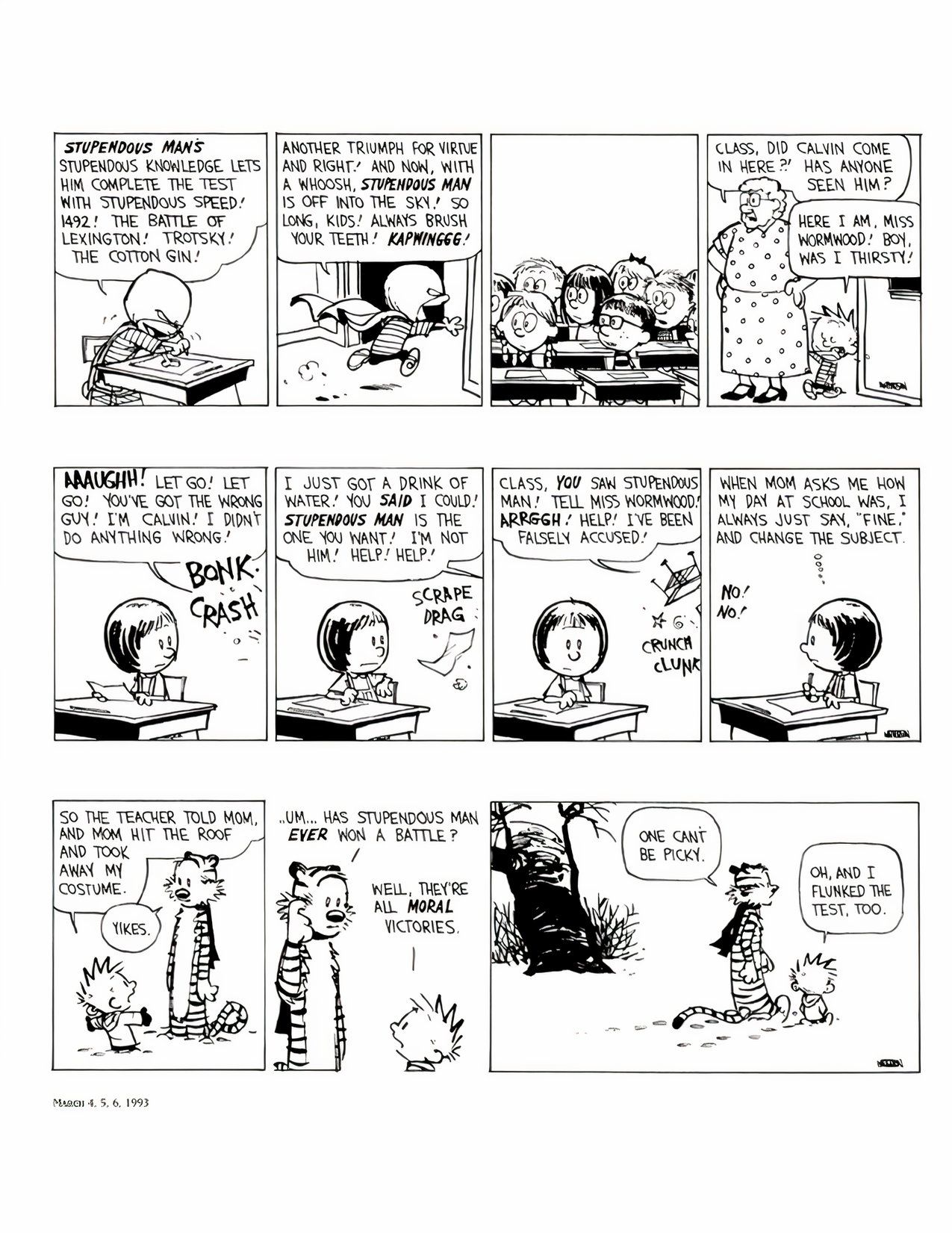 Los 10 arcos argumentales más divertidos de Calvin y Hobbes, clasificados