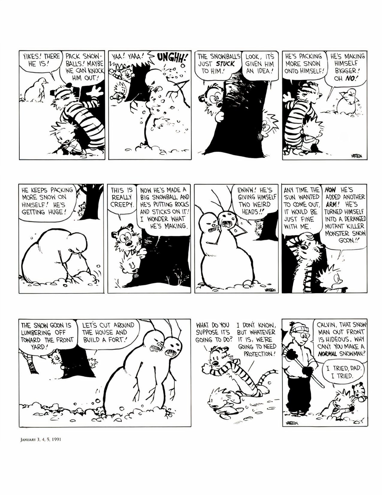 Los 10 arcos argumentales más divertidos de Calvin y Hobbes, clasificados