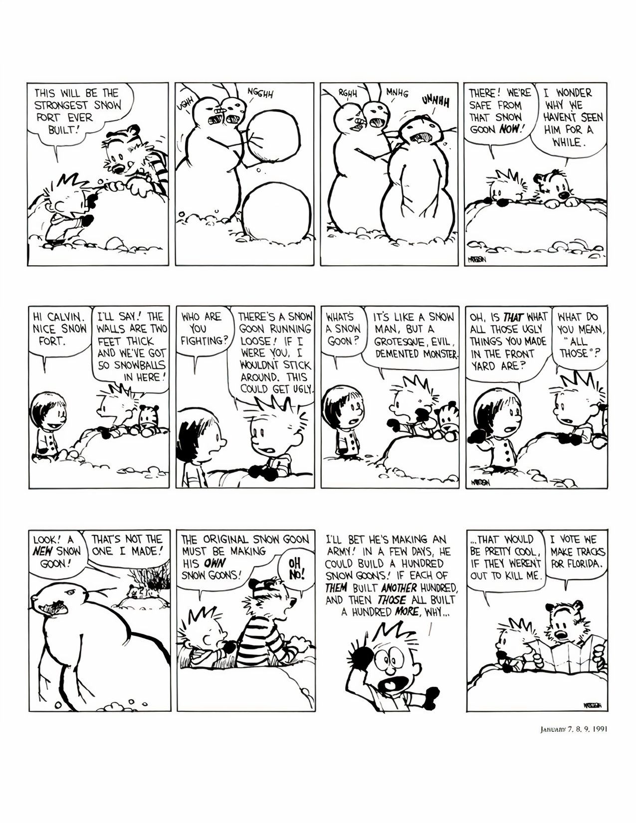 Los 10 arcos argumentales más divertidos de Calvin y Hobbes, clasificados