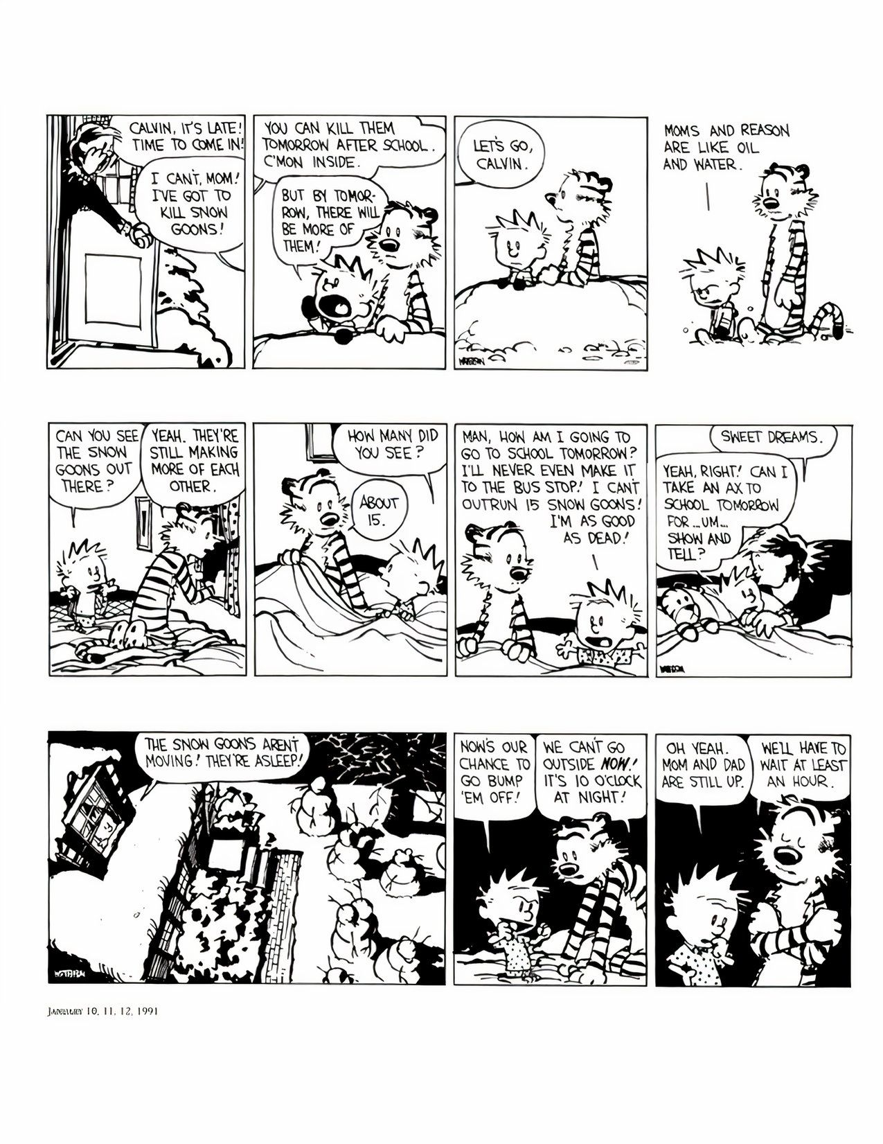 Los 10 arcos argumentales más divertidos de Calvin y Hobbes, clasificados