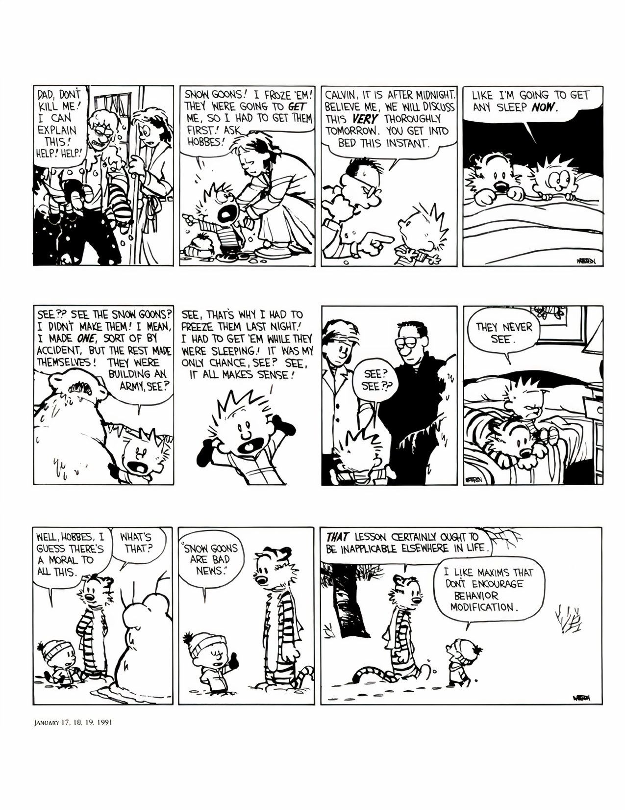 Los 10 arcos argumentales más divertidos de Calvin y Hobbes, clasificados