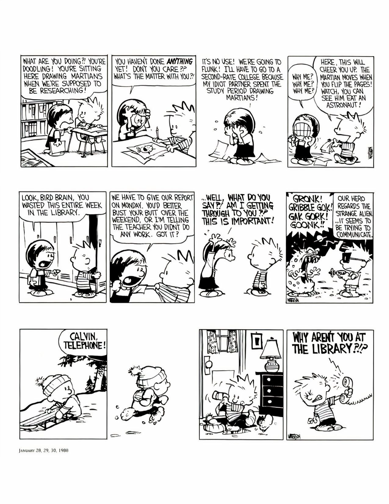 Los 10 arcos argumentales más divertidos de Calvin y Hobbes, clasificados