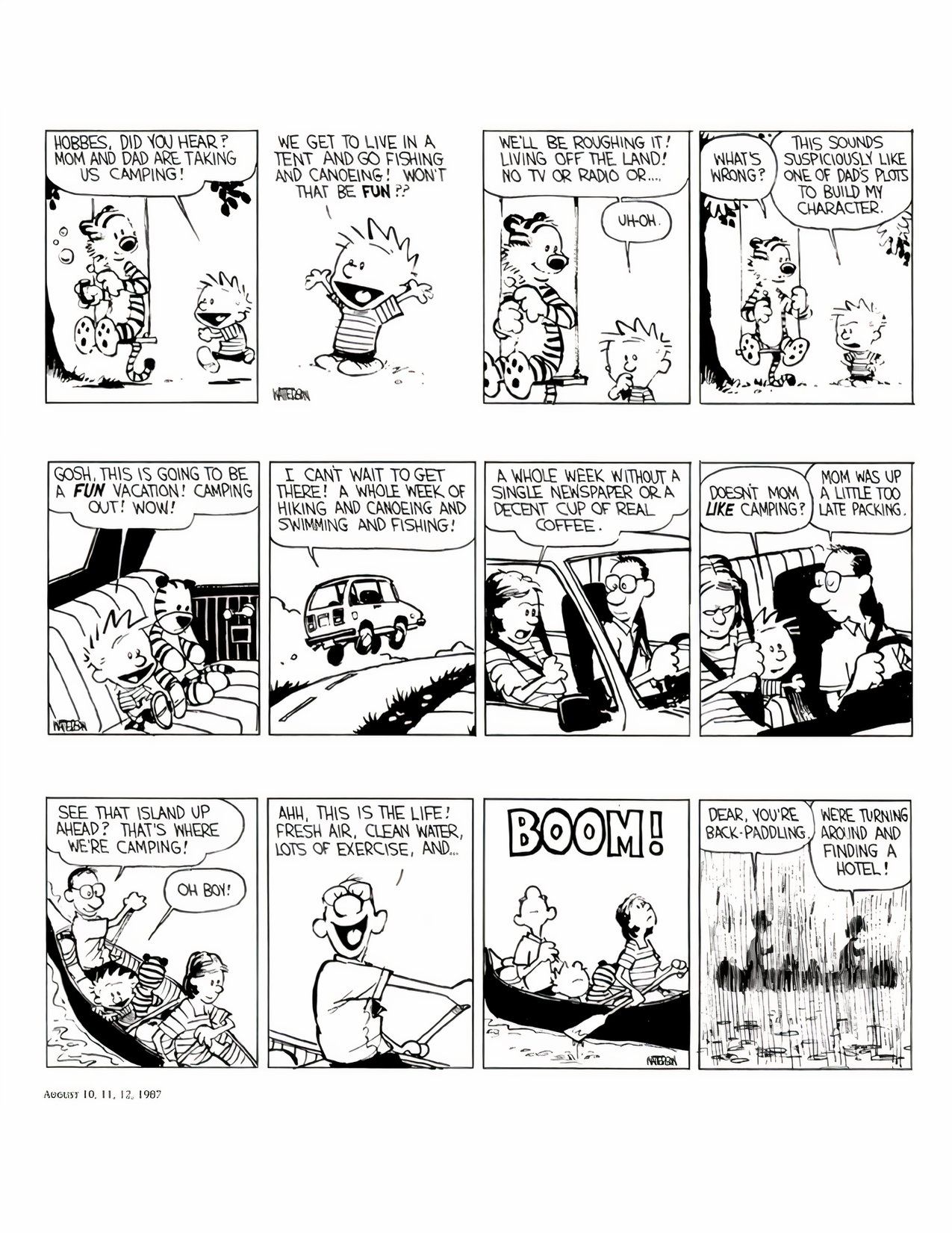 Los 10 arcos argumentales más divertidos de Calvin y Hobbes, clasificados