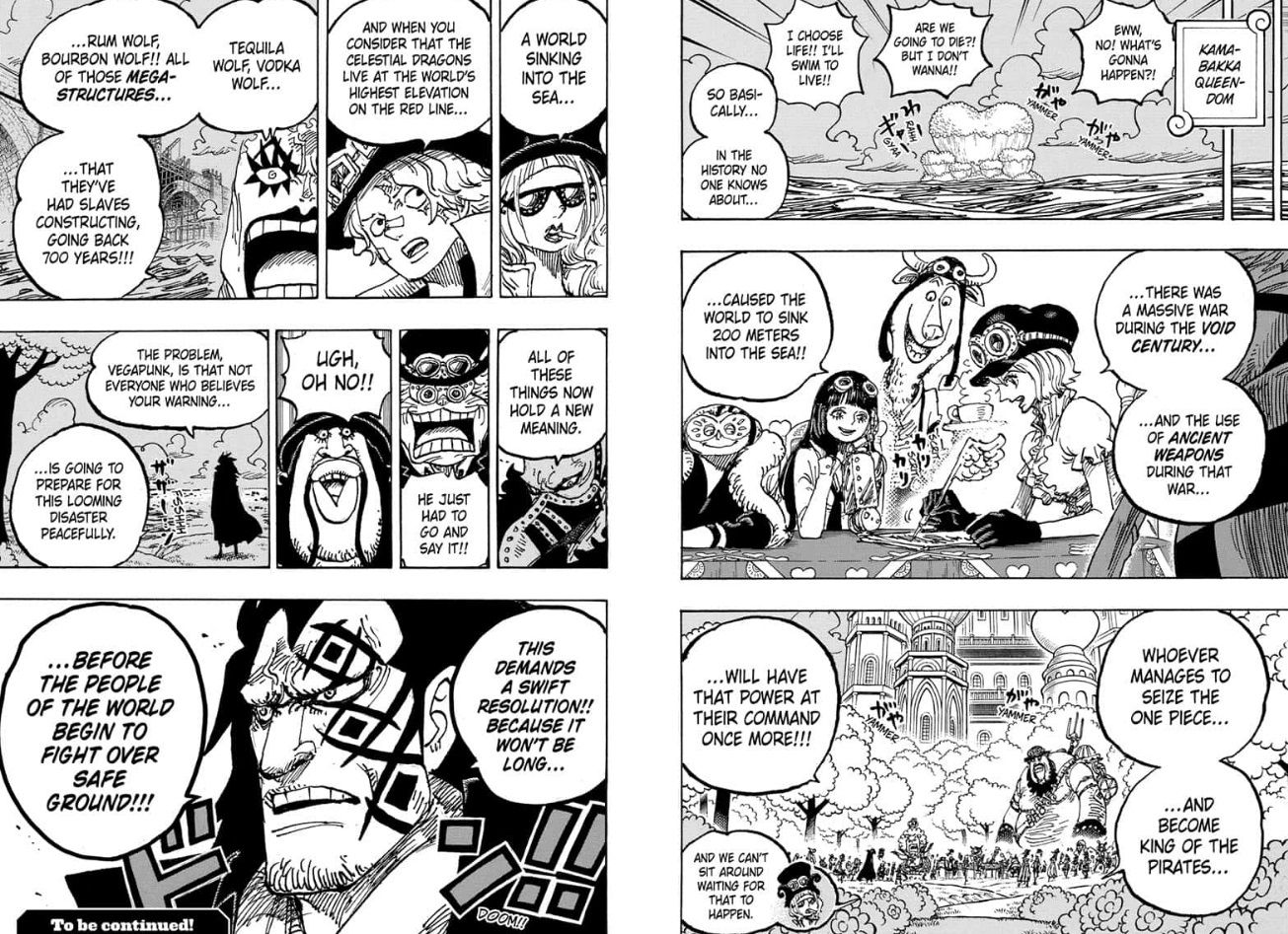 漫画　ワンピース One Piece Chapter 1125 Reveals Vegapunk Keeps a Trick Up His