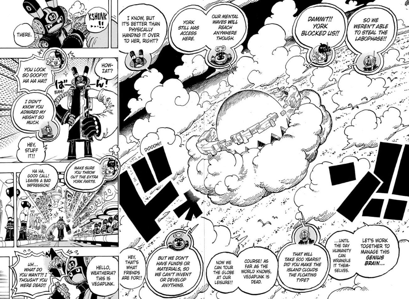 One Piece Chapter 1125 Reveals Vegapunk Keeps a Trick Up His
