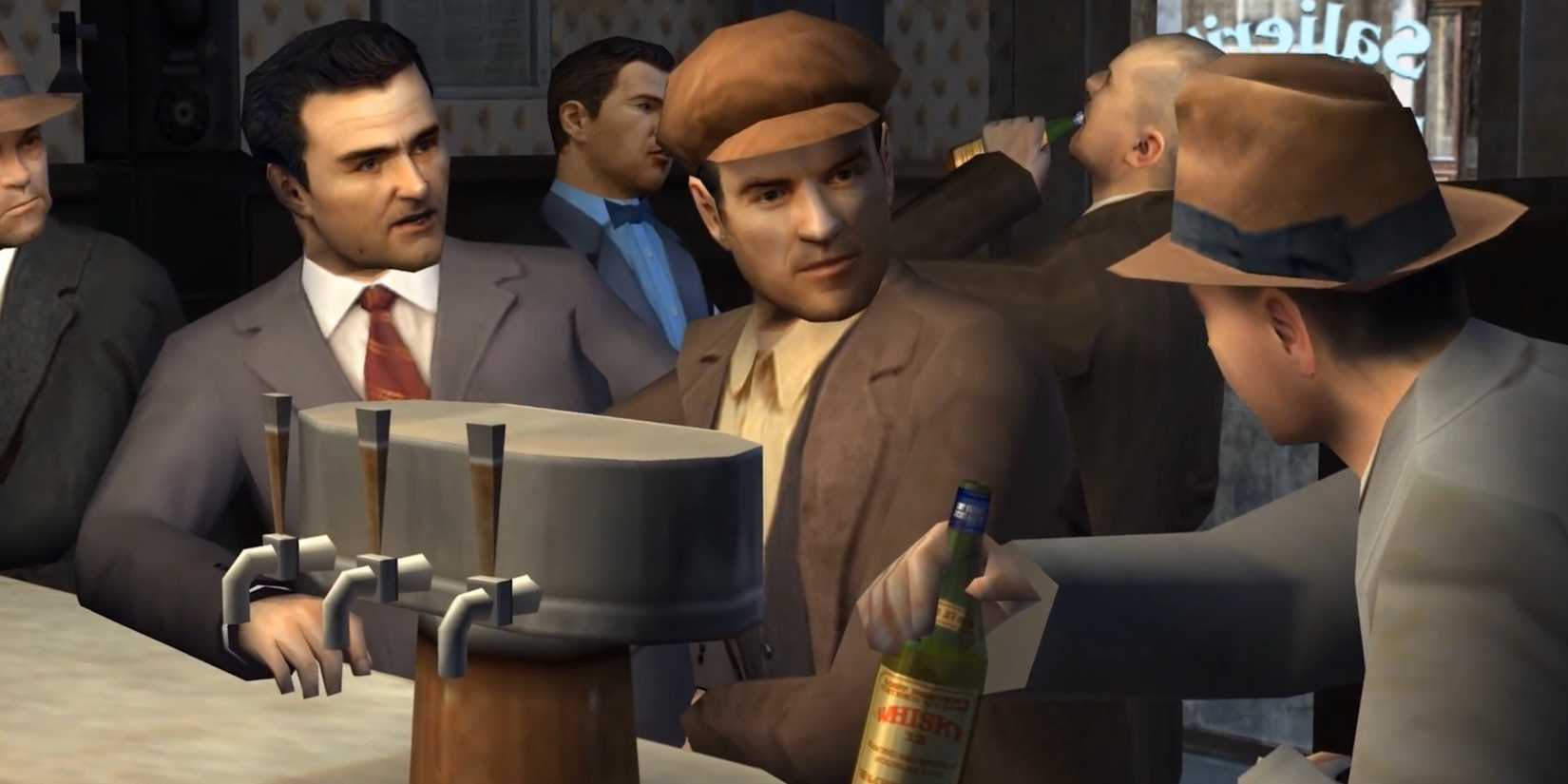 Characters talking in Mafia 