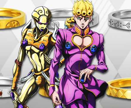 A new take-up ring collection appears in the anime “JoJo’s Bizarre Adventure Golden Wind”