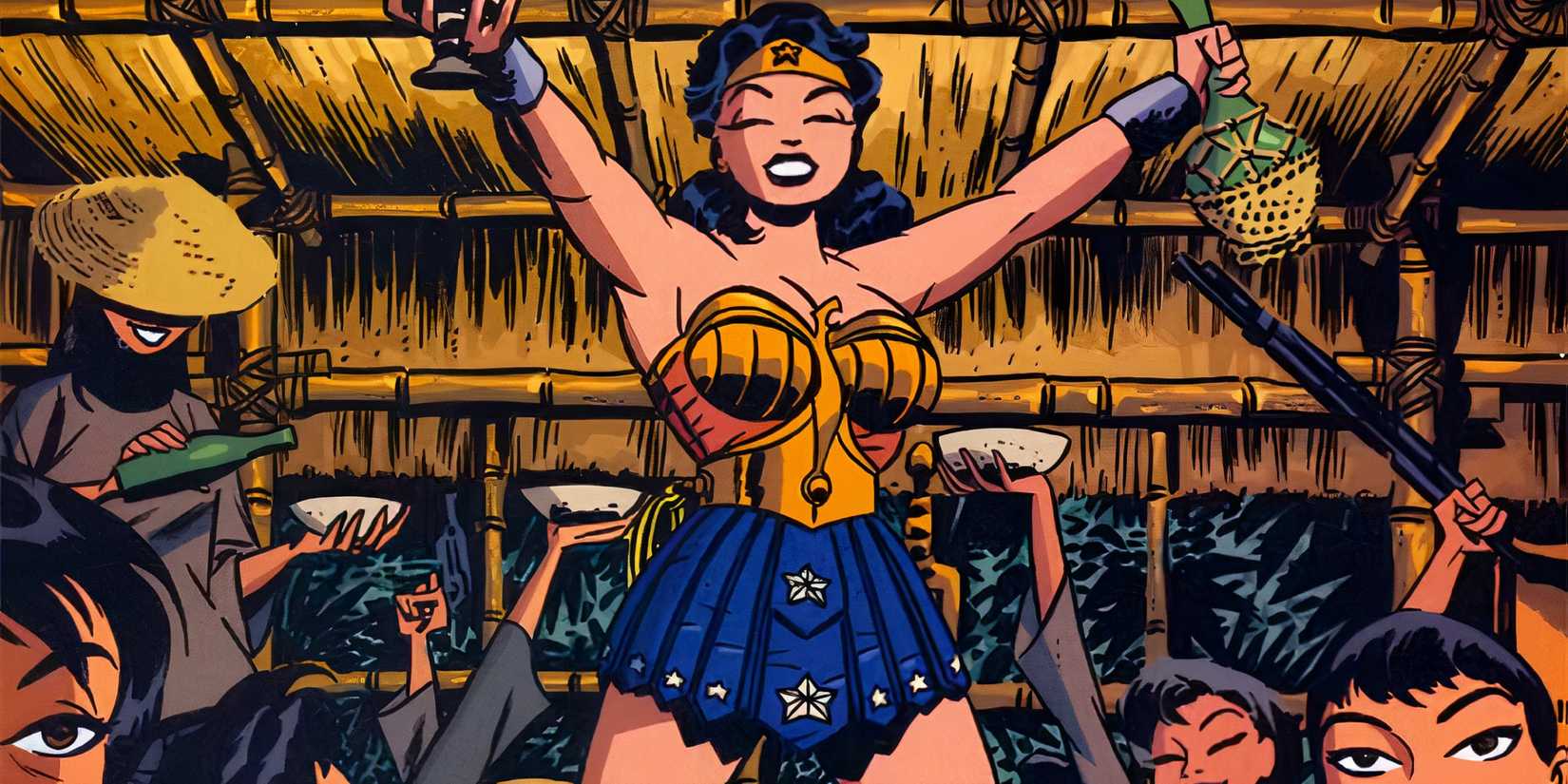 Wonder Woman drawn by Darwyn Cooke in the New Frontier