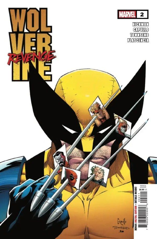 Capa de Wolverine: Vingança #2.