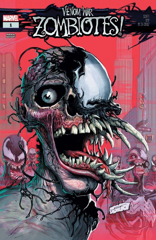 Capa de Venom War: Zombiotes #1.