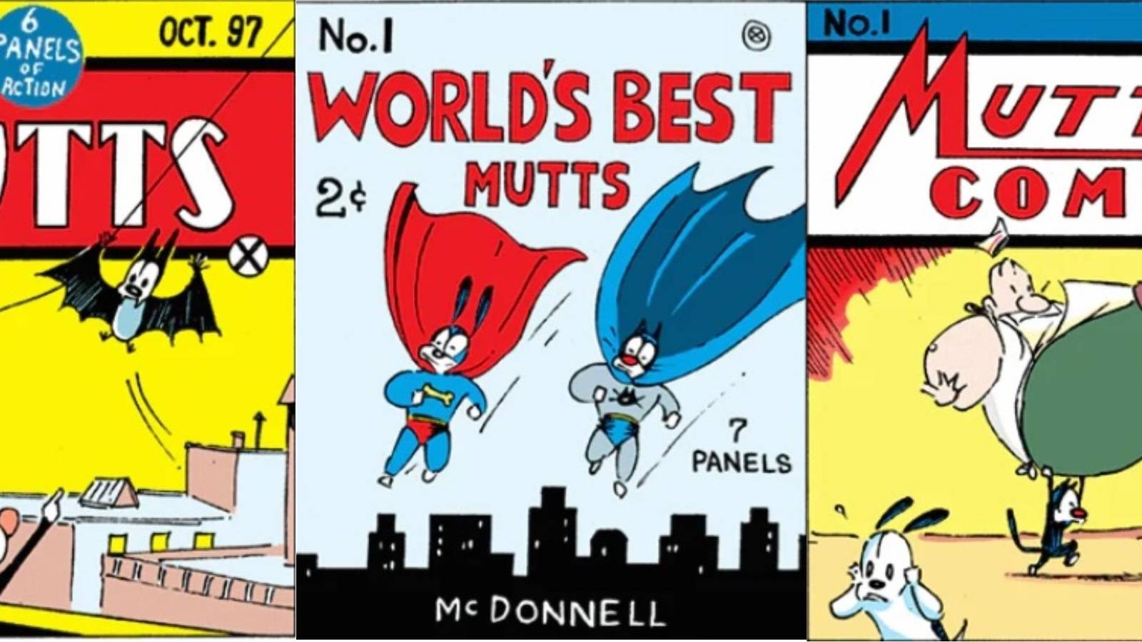 Mutts' Classic Comic Book Cover Homages