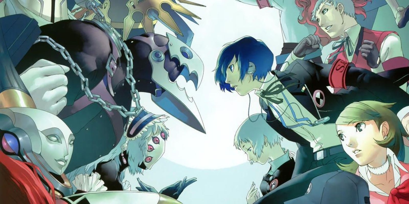 Arte da capa de Persona 3 FES.