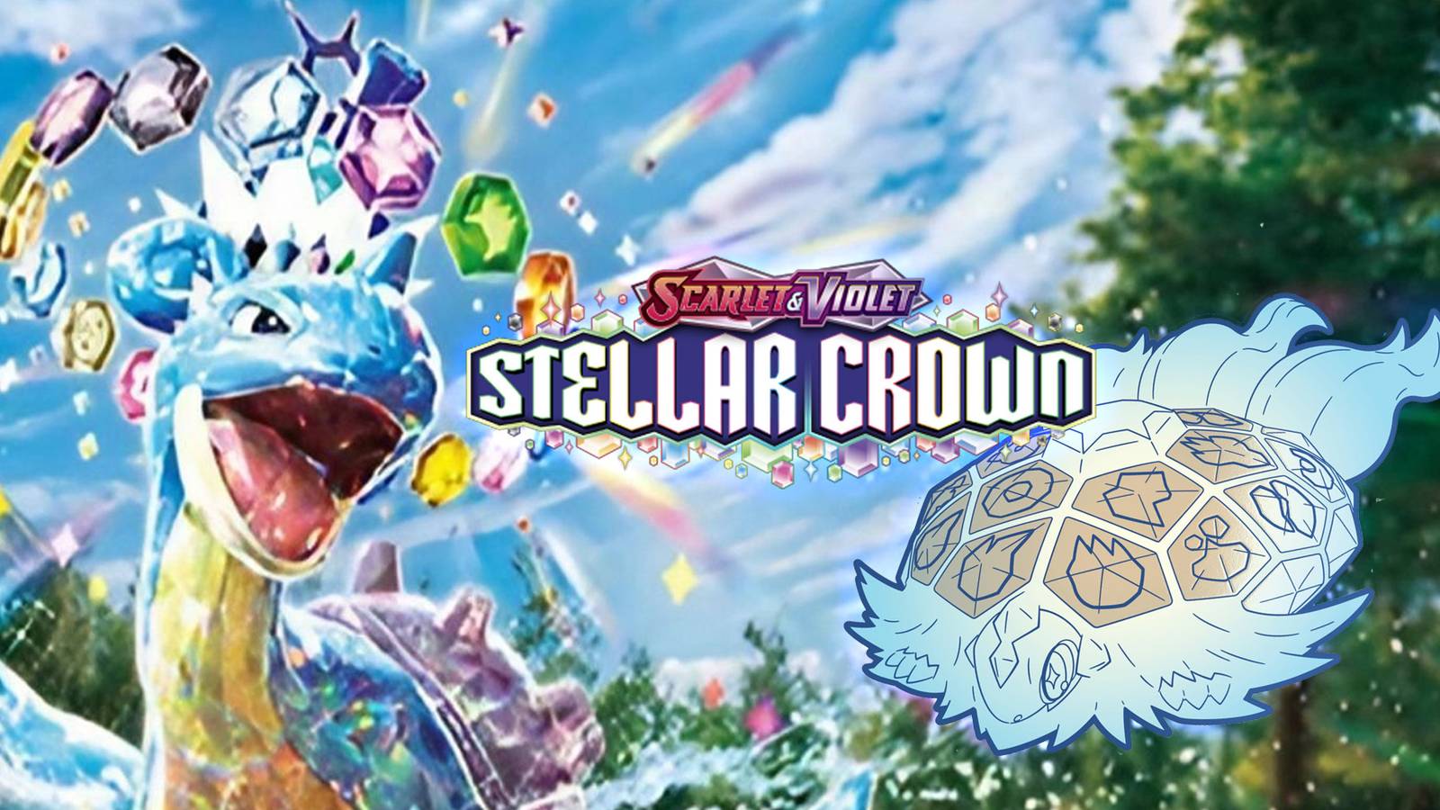 pokemon stellar crown cards Pokémon Stellar Crown Booster Pack (10 Cards) main image 0
