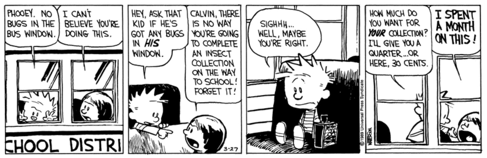 15 Best Calvin and Hobbes Comics About School, Ranked
