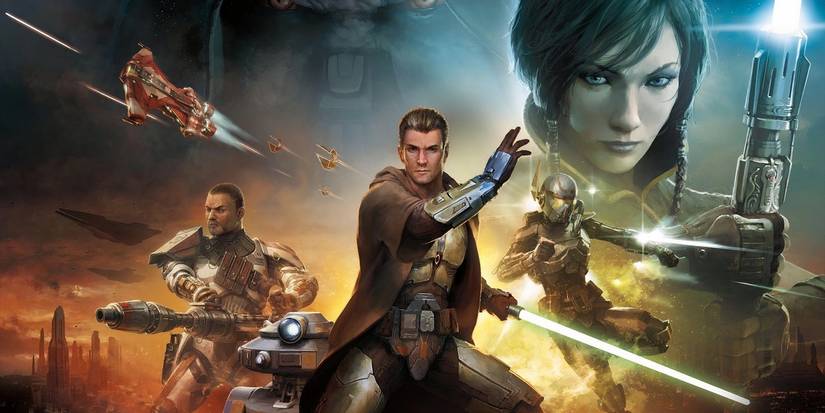 Jedi knights and Republic soldiers battle the evil Sith Empire in the days of the early Old Republic of Star Wars.
