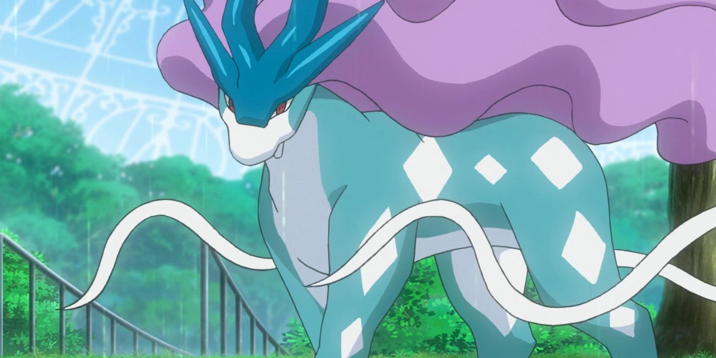 Suicune en el anime Pokémon.