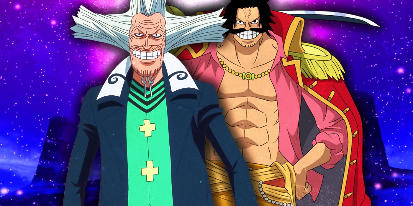 Dr. Hiriluk and Gol D. Roger with the Drum Island cherry tree in the background