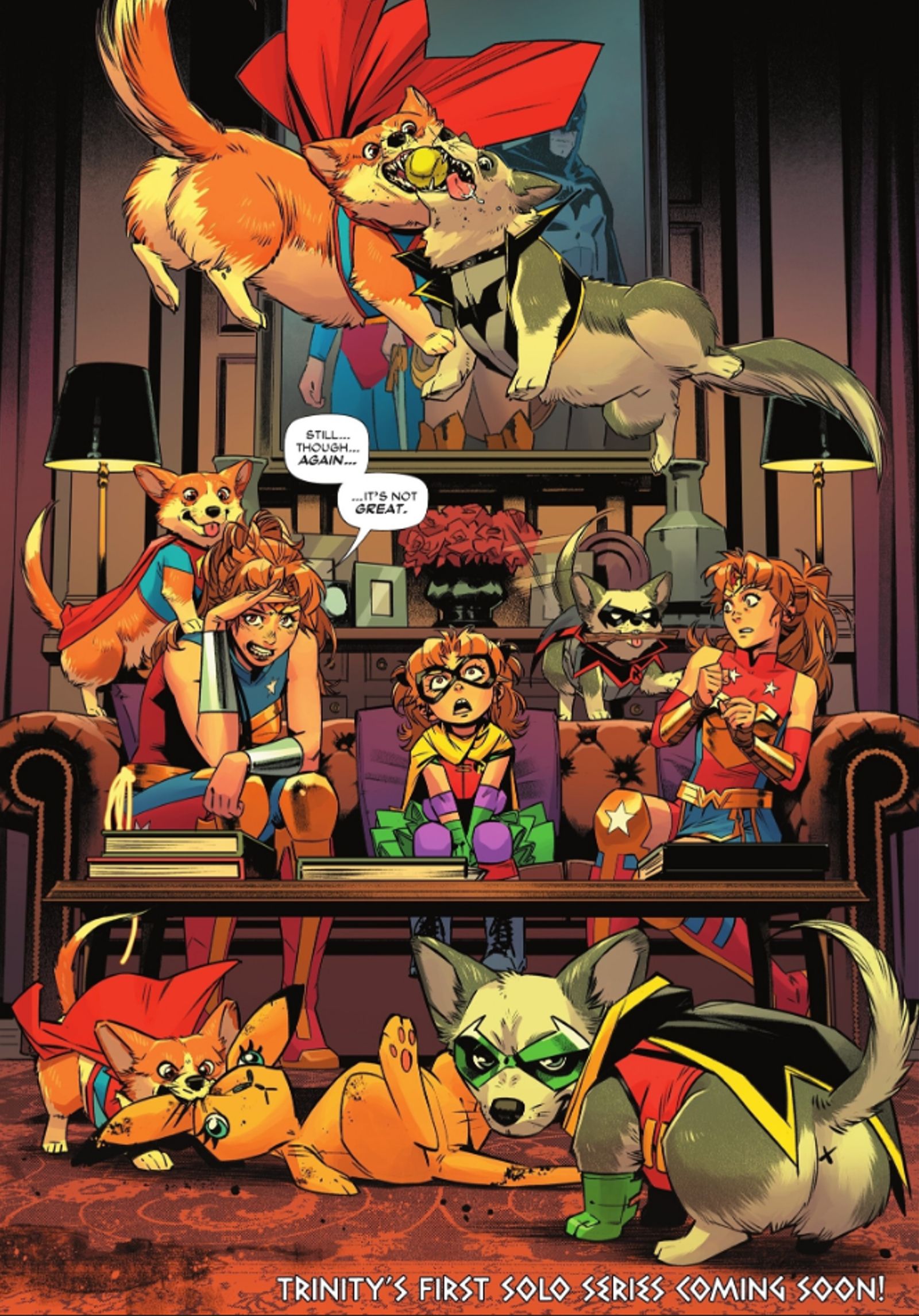 DC Gives Fans a Sneak Peek at Trinity’s First Solo Series