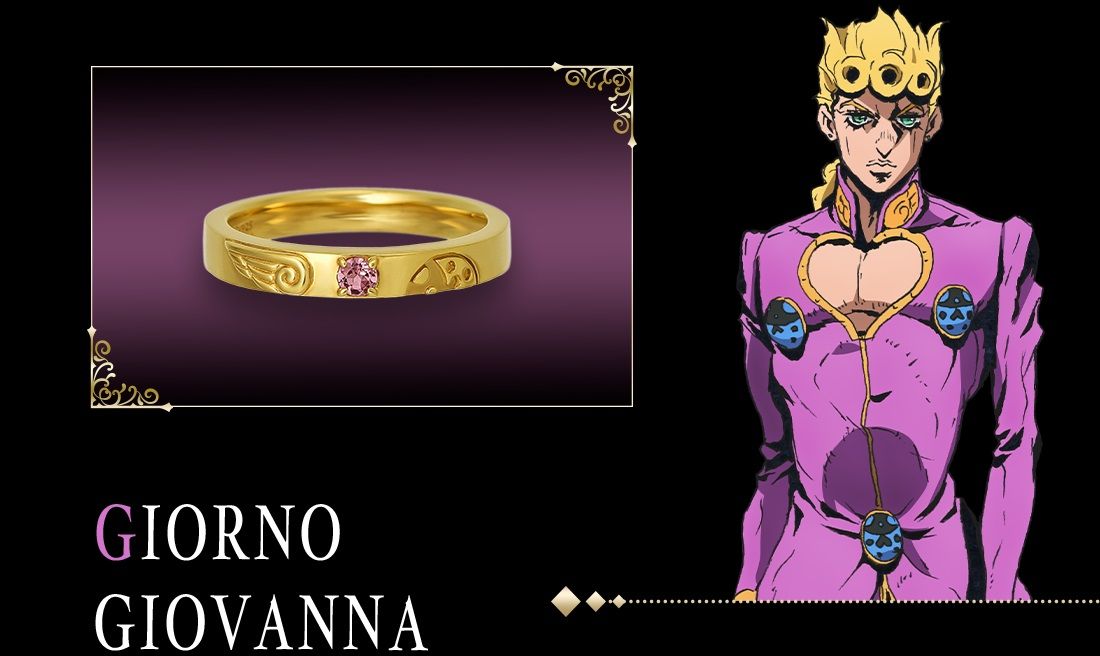JoJo's Bizarre Adventure Gets a Fittingly Flamboyant New Ring Collection