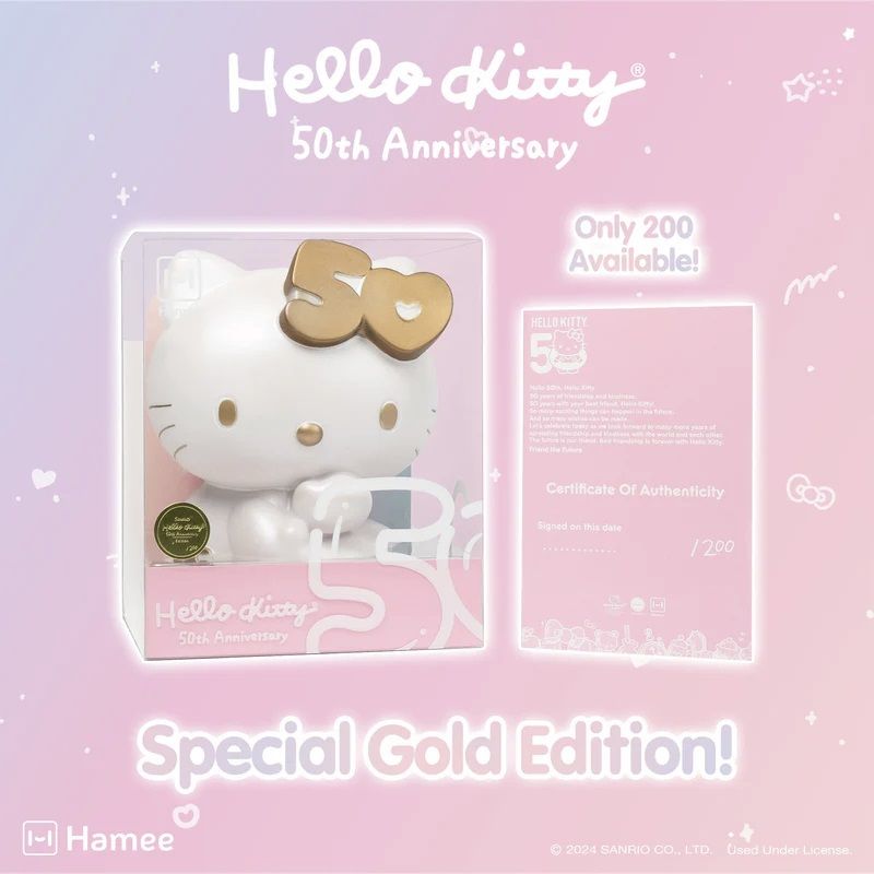 Sanrio Reveals Its Hello Kitty 50th-Anniversary Squishy Toy as New