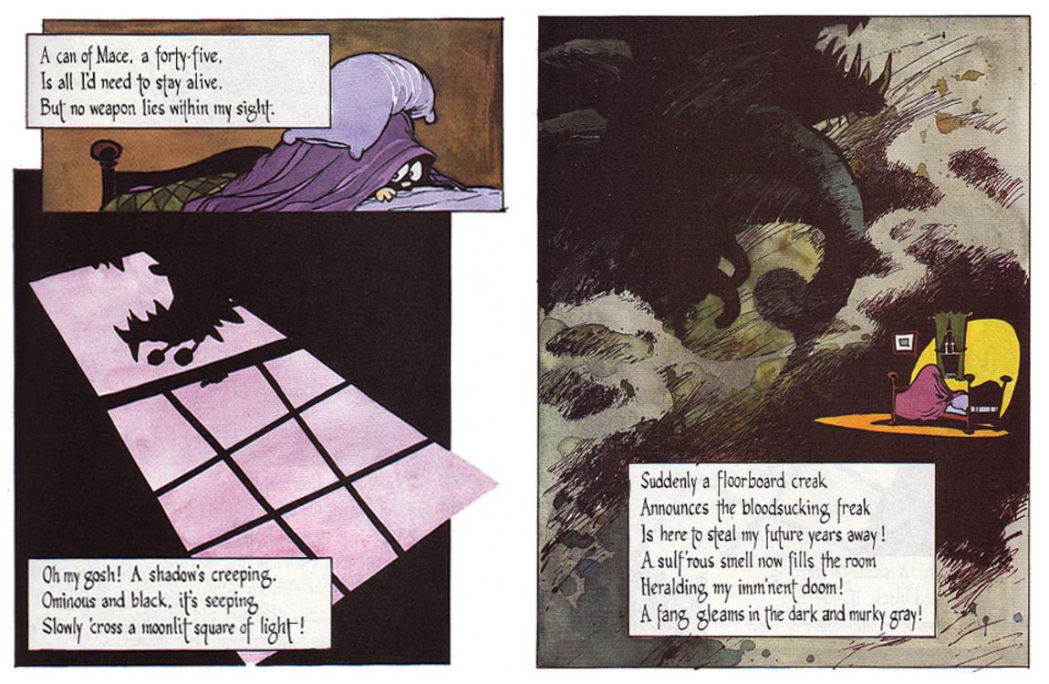 10 Creepiest Calvin and Hobbes Comic Strips, Ranked