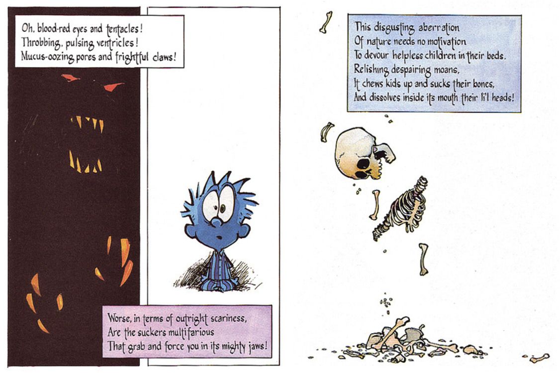 10 Creepiest Calvin and Hobbes Comic Strips, Ranked