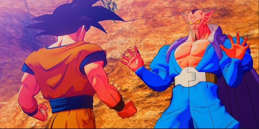 Goku challenges Dabura to a fight in Dragon Ball Z: Kakarot post-game.