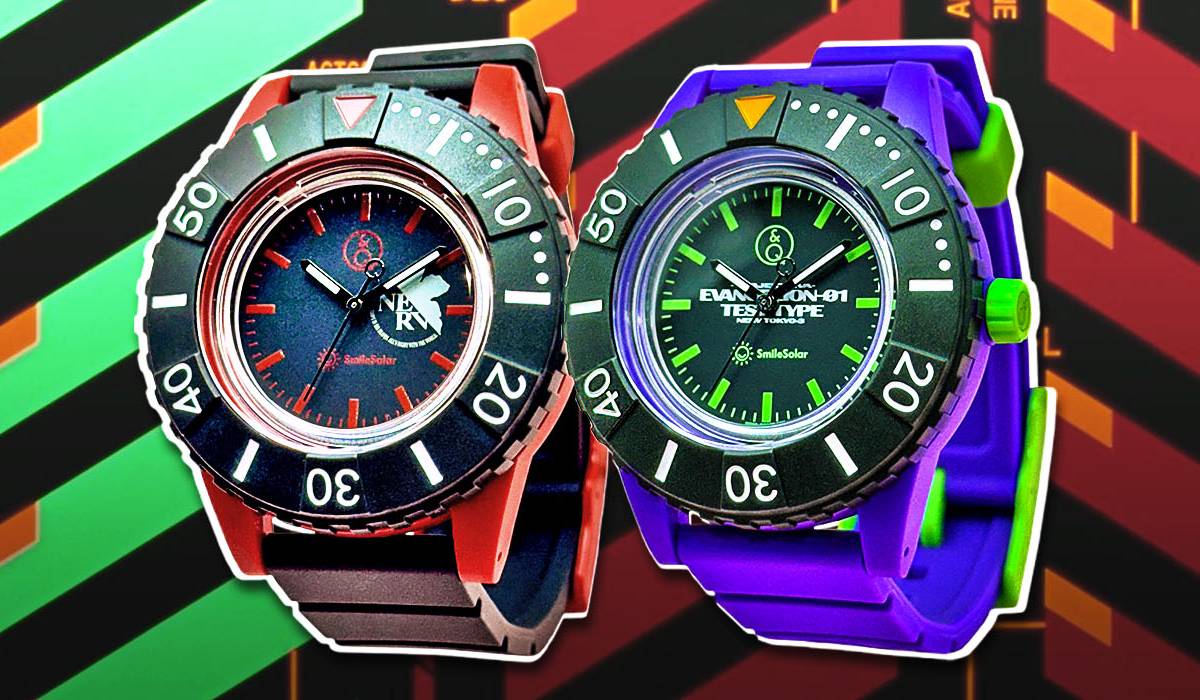 Neon Genesis Evangelion Gets 20th-Anniversary Watches for NERV and 