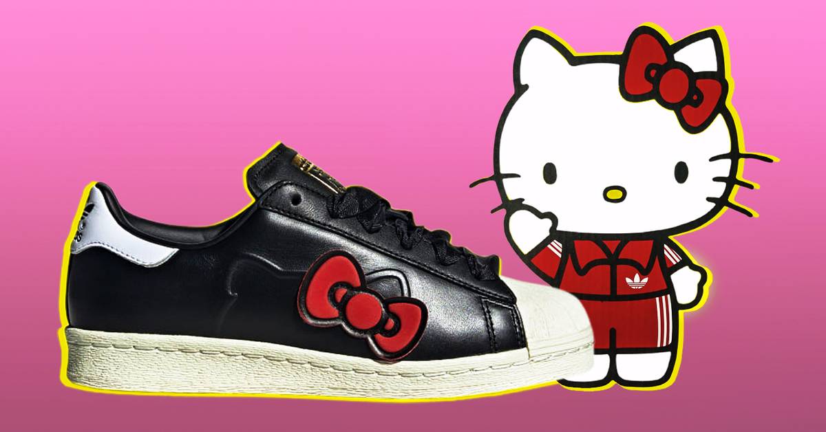 Adidas Partners With Hello Kitty for New 50th Anniversary Superstar Sneakers Adidas Partners With Hello Kitty for New 50th Anniversary Superstar Sneakers