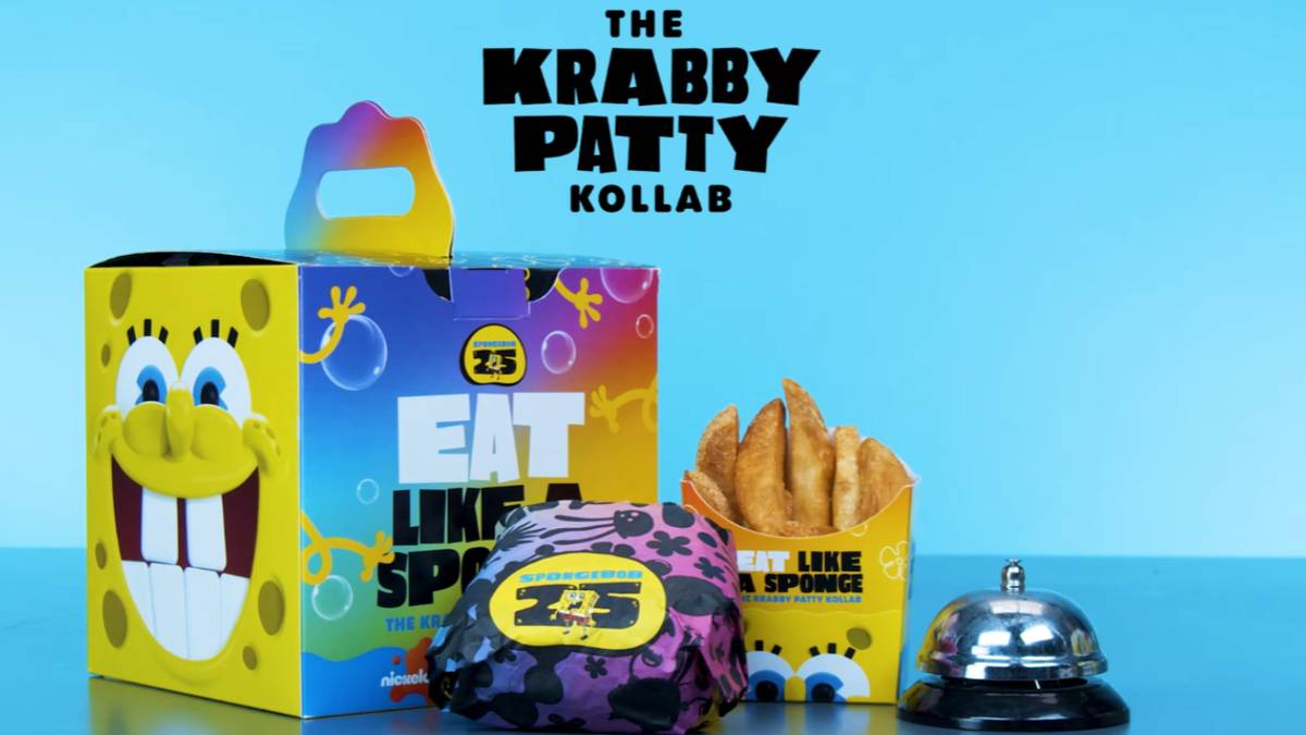 Nickelodeon Announces SpongeBob SquarePants-Themed Meals Coming to Over 250  Restaurants, image size:1200x675