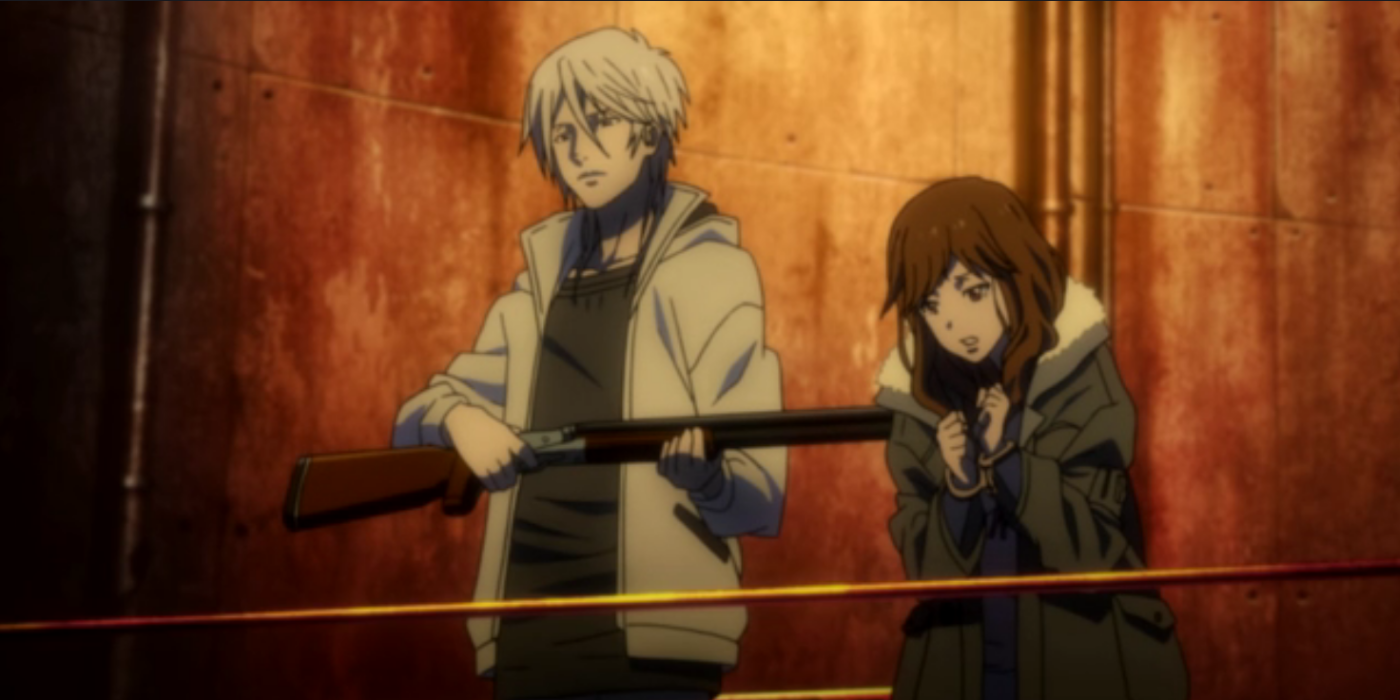 Makishima Shogo is talking about free will to Akane Tsunemori while threatening one of her friends in Pyscho Pass.