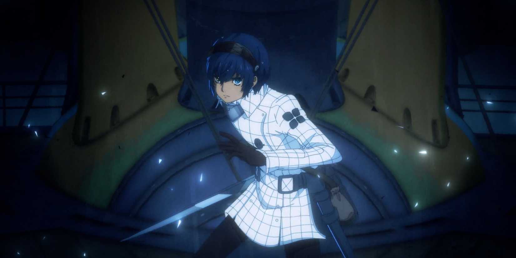 The protagonist preparing for battle in Metaphor: ReFantazio.