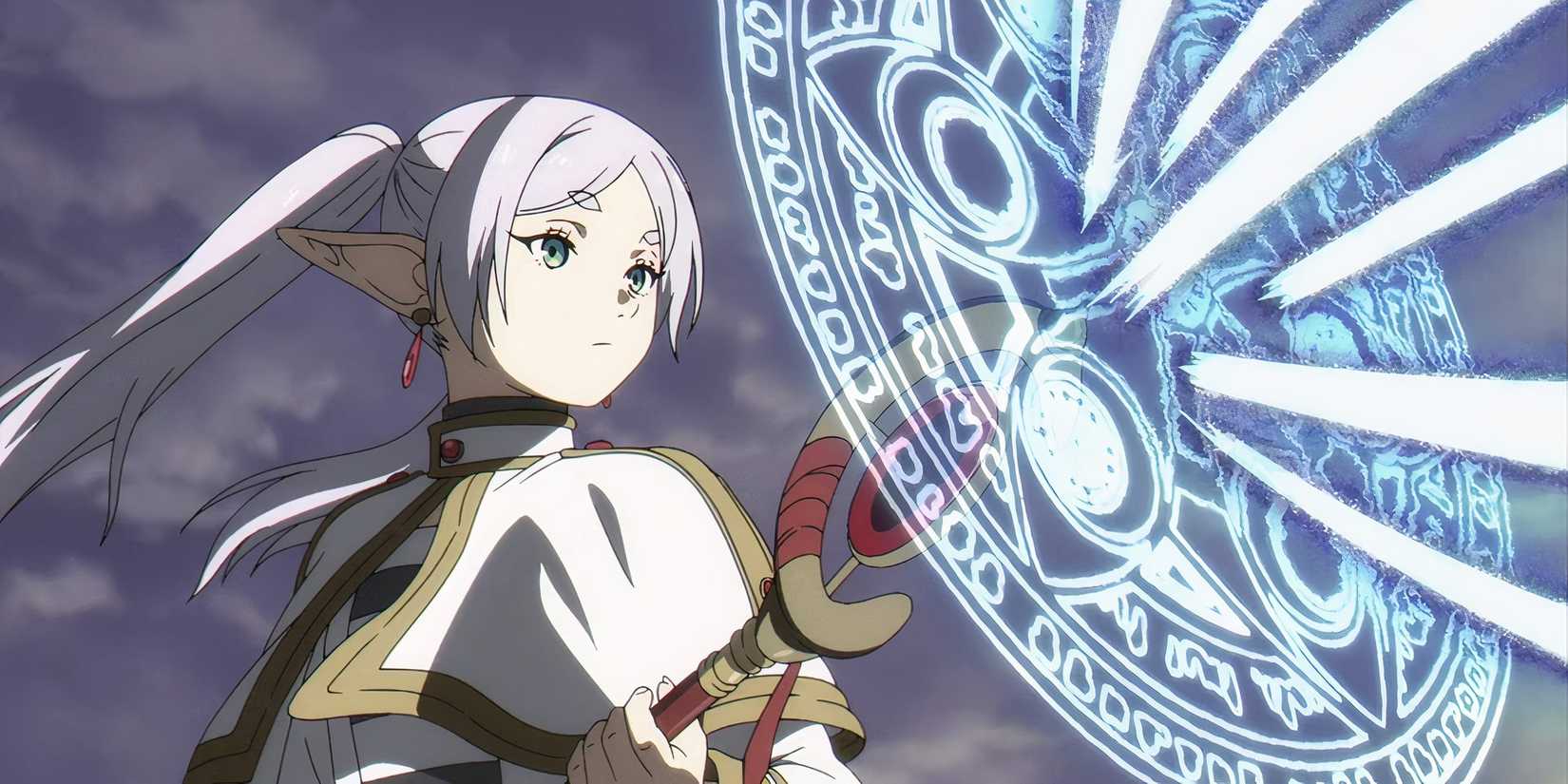Freezing uses the Zoltraak spell in the anime Freezing: Beyond Journey's End