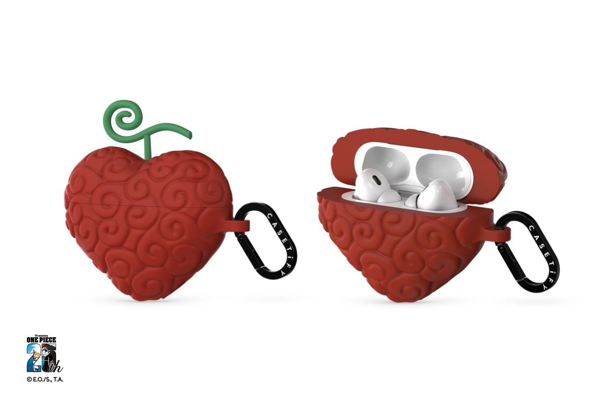即完 CASETiFY x One Piece Airpods Pro Case CASETiFY x One Piece Limited Gum-Gum Fruit 3D AirPods pro 2