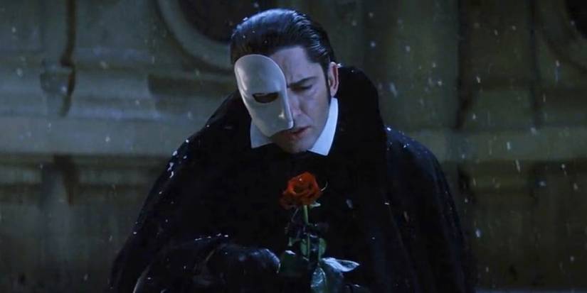 Gerard Butler as the title character in The Phantom of the Opera (2004).