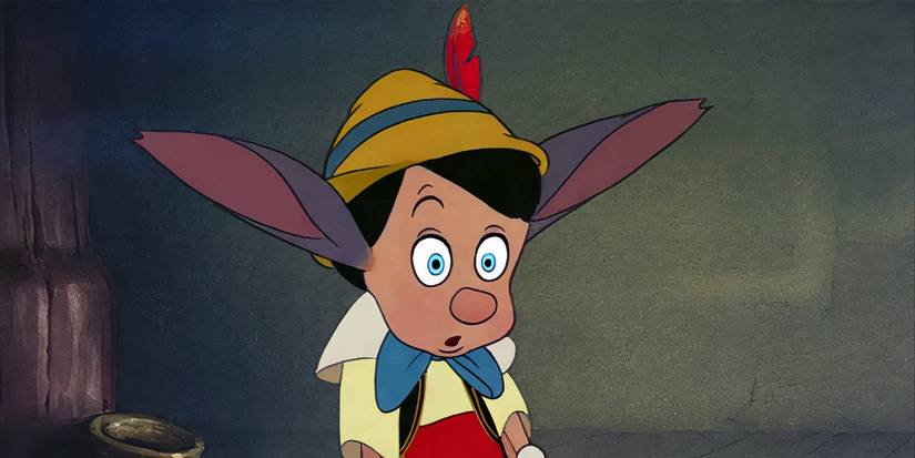 Pinocchio turning into a donkey