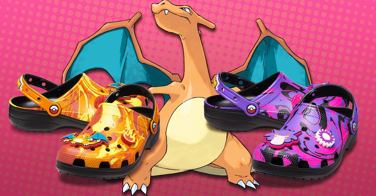 New Pokémon Crocs Roar to Life With Releases for Charizard 