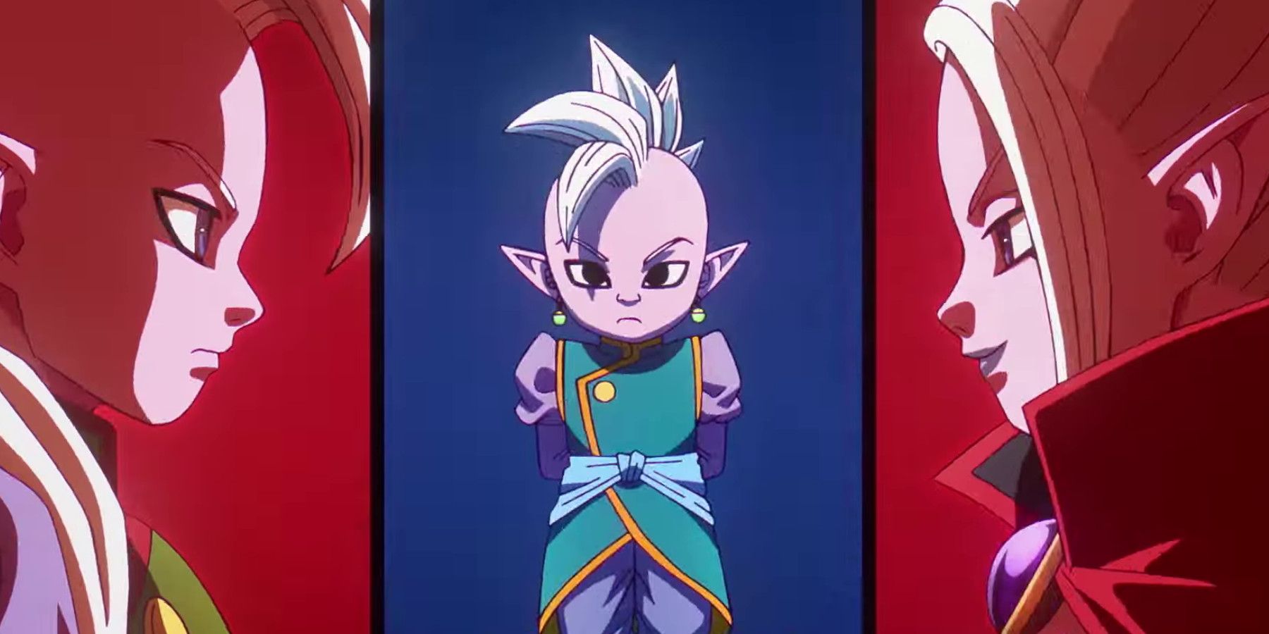 Shin, Degesu e Dr. Arinsu na introdução de Dragon Ball DAIMA