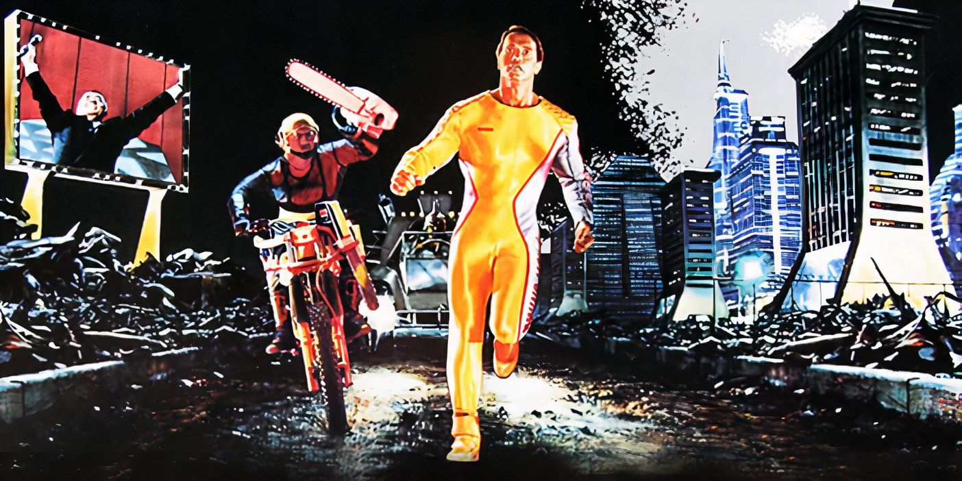 The Running Man Reboot Set Images Reveal First Look at Glen Powell in ...